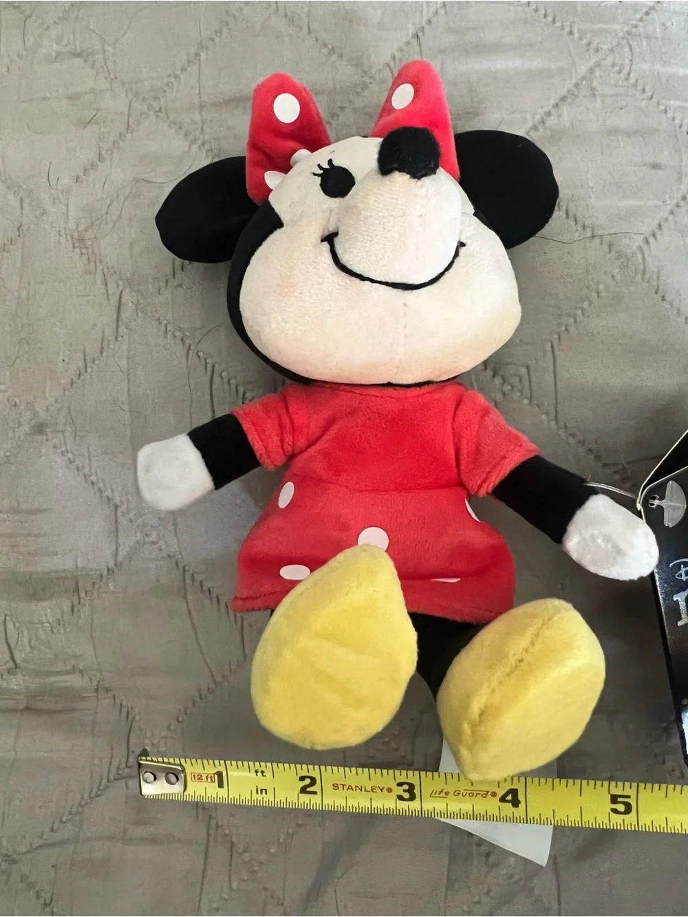 Disney Minnie Mouse nuiMOS plush toy Red Bow polka dots NWT